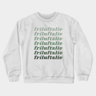 Friluftsliv in Green Crewneck Sweatshirt